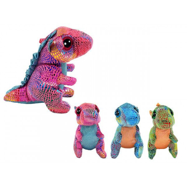 Jucarie moale cu ochi mari "Dino" 18cm Jucarie moale cu ochi mari "Dino" 18cm