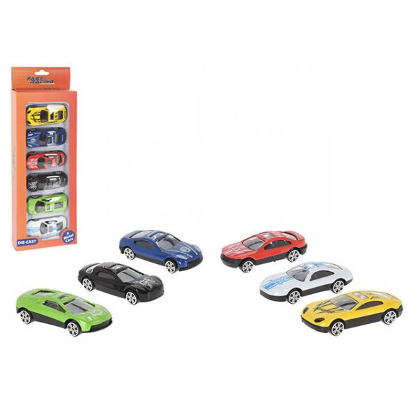 Набор машинок Fast Rasing 6шт 7X4cm Набор машинок Fast Rasing 6шт 7X4cm