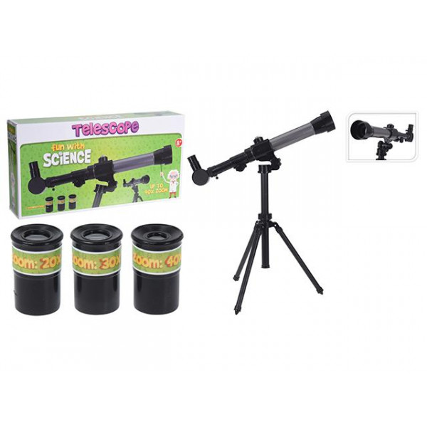 Jucarie "Telescop" si 3 lentile: 20X, 30X, 40X Jucarie "Telescop" si 3 lentile: 20X, 30X, 40X