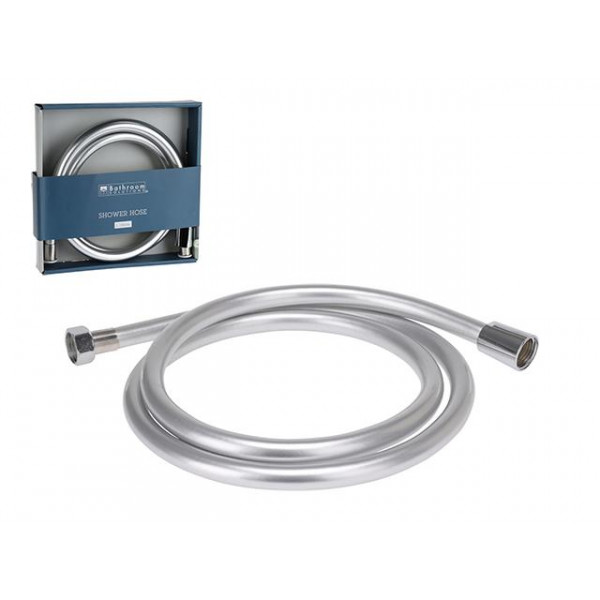 Furtun pentru duș Bathroom 1.5m silicon, metalic Furtun pentru duș Bathroom 1.5m silicon, metalic