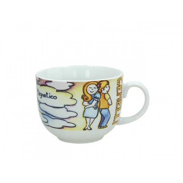 Cana 400ml pentru dejun Tognana Zodiac "Gemeni"