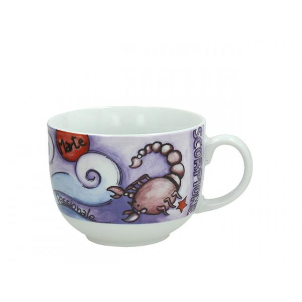 Cana 400ml pentru dejun Tognana Zodiac "Scorpion"