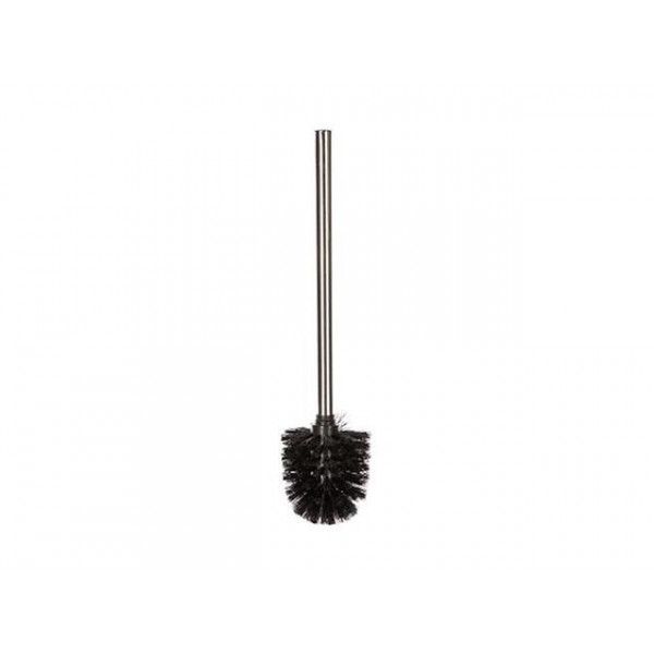 Perie pentru WC Five, cu mânăr din inox, neagră Perie pentru WC Five, cu mânăr din inox, neagră