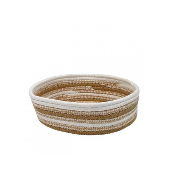 Cos impletit H&S 26X8cm, rotund, bej Cos impletit H&S 26X8cm, rotund, bej