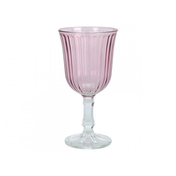 Pocal pentru bauturi Stripe 240ml, roz