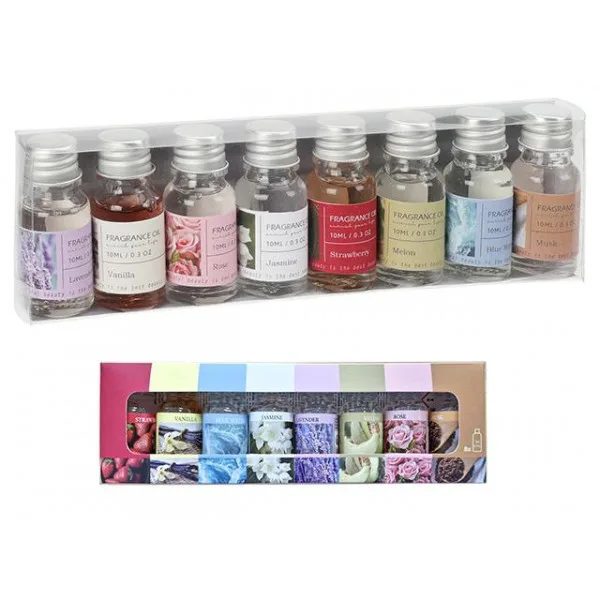 Set aromaterapie 8X10ml, 8 arome Set aromaterapie 8X10ml, 8 arome