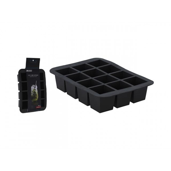 Forma pentru gheata EH 12 celule 19X14X4cm, neagra