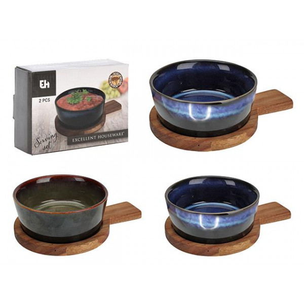 Set pentru aperitiv EH 2unitati 16X10cm Set pentru aperitiv EH 2unitati 16X10cm