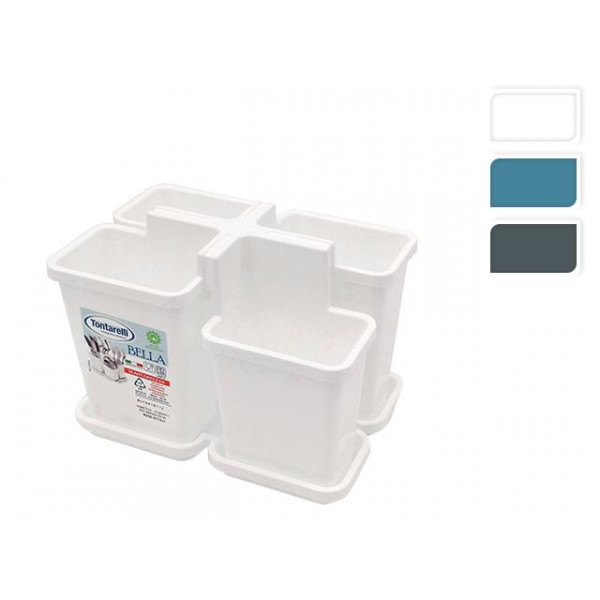 Uscator pentru tacamuri cu tava Bella 16.6X11.6X12.3cm Uscator pentru tacamuri cu tava Bella 16.6X11.6X12.3cm