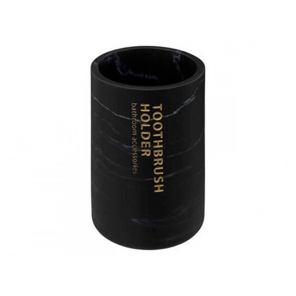 Păhar pentru periuțe de dinți Five Lea 270ml, negru