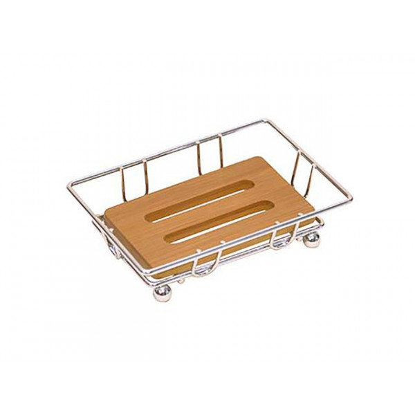 Săpunieră Tendance Bamboo din metal, bază bambus Săpunieră Tendance Bamboo din metal, bază bambus