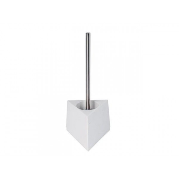 Perie WC cu suport MSV Suez 14.2X12.5X30cm, albă din polirasină Perie WC cu suport MSV Suez 14.2X12.5X30cm, albă din polirasină
