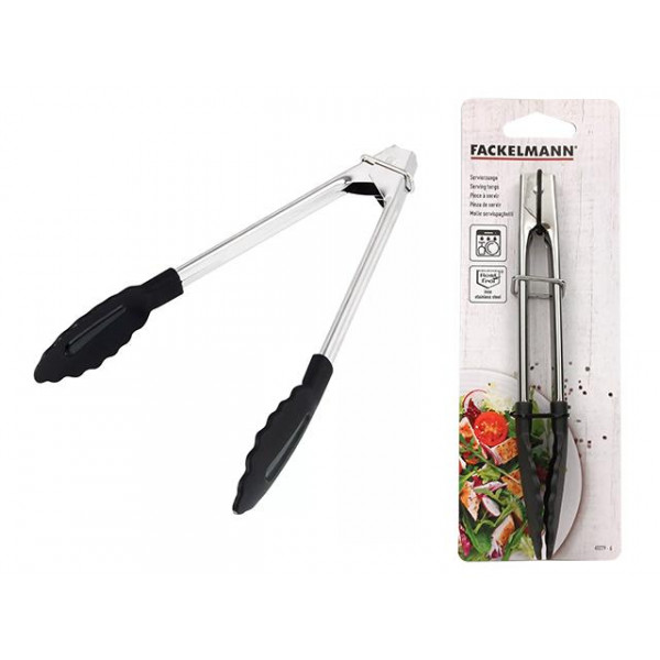 Cleste de servire Fackelman 18cm, otel/naylon Cleste de servire Fackelman 18cm, otel/naylon