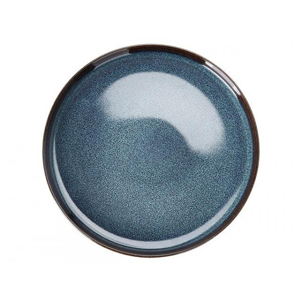 Тарелка сервировочная 26cm Reactiv Glaze, синяя, керамика Тарелка сервировочная 26cm Reactiv Glaze, синяя, керамика