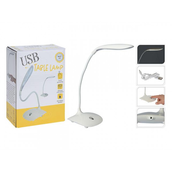Лампа настольная LED 44X13cm, USB