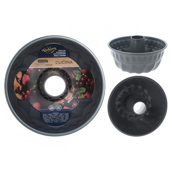 Forma de copt pentru chec Cucina D22X10cm, antiaderenta Forma de copt pentru chec Cucina D22X10cm, antiaderenta