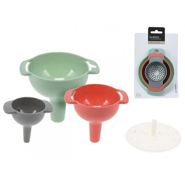 Set palnii cu filtre 3buc D10/8/6cm EH Set palnii cu filtre 3buc D10/8/6cm EH