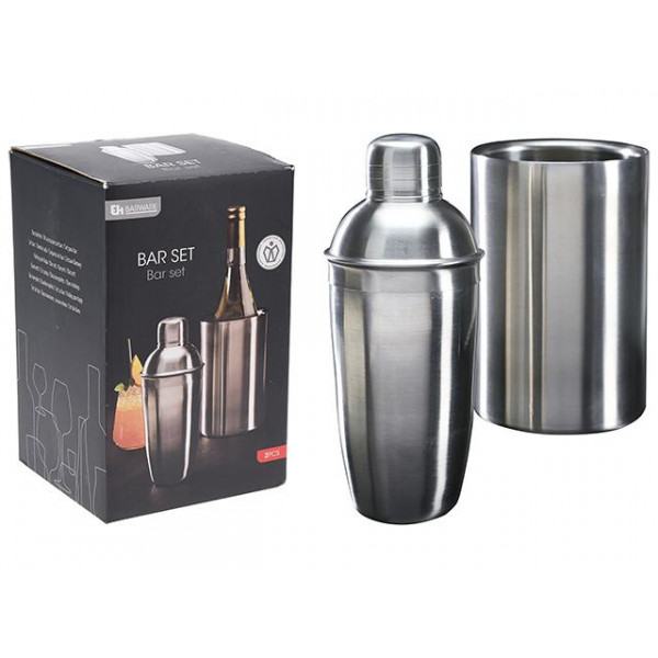Set pentru bar EH 2buc: galeata pentru gheata, shaker Set pentru bar EH 2buc: galeata pentru gheata, shaker