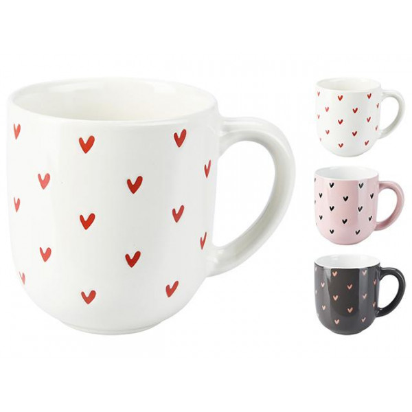 Cana 300ml "Hearts", ceramica Cana 300ml "Hearts", ceramica
