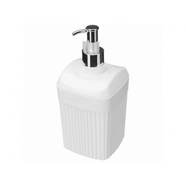 Диспенсер для мыла Econova Velvet 0.65l, 18.7cm, белый Диспенсер для мыла Econova Velvet 0.65l, 18.7cm, белый