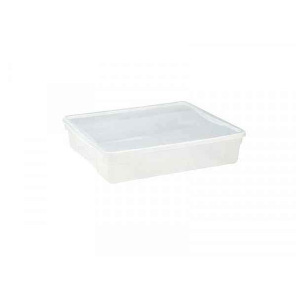 Контейнер с крышкой Econova Cristal 9l, 40X33.5X8,5cm прозрачный
