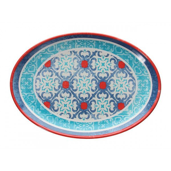 Поднос овал Tognana Show Deruta 48X34cm, меламин Поднос овал Tognana Show Deruta 48X34cm, меламин