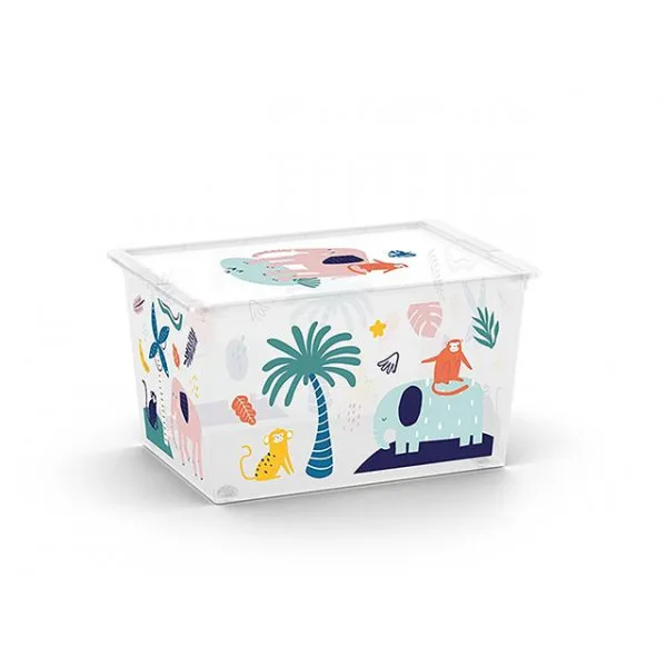 Cutie cu capac C-box XL Wild Animals 50l, 55X38.5XH30.5cm