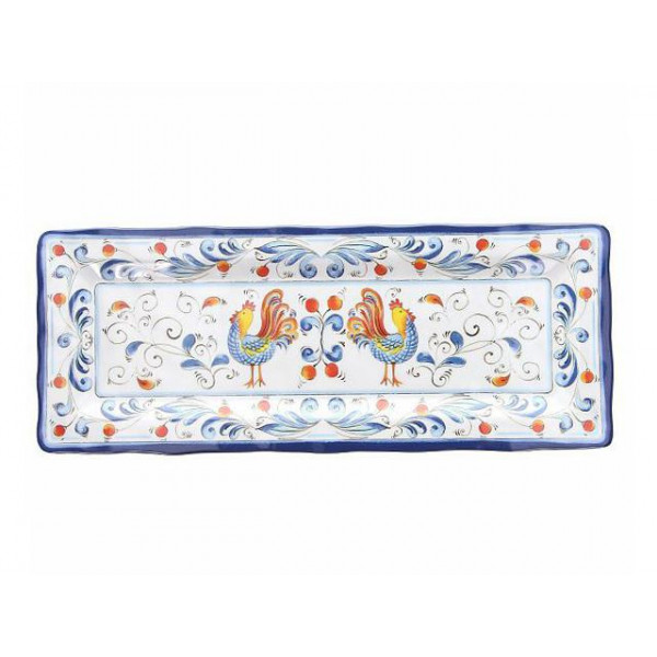 Блюдо сервировочное 38X15cm Tognana Rooster, меламин Блюдо сервировочное 38X15cm Tognana Rooster, меламин