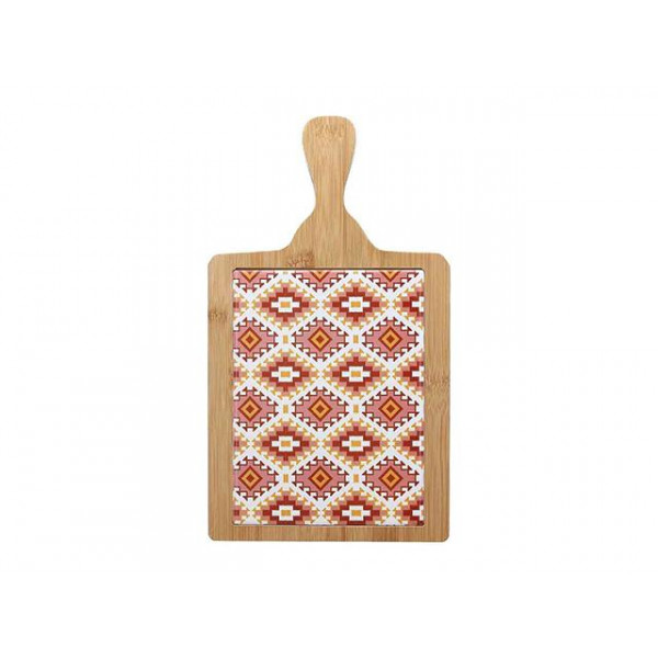 Подставка под горячее Tognana Dolce Ethnic 23X19cm, дерево/керамика