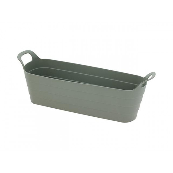 Suport pentru ghiveci 44X13X11.5cm, din plastic, verde Suport pentru ghiveci 44X13X11.5cm, din plastic, verde