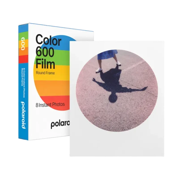 Фотобумага Polaroid Color Film для 600, Round Frame, 8 шт