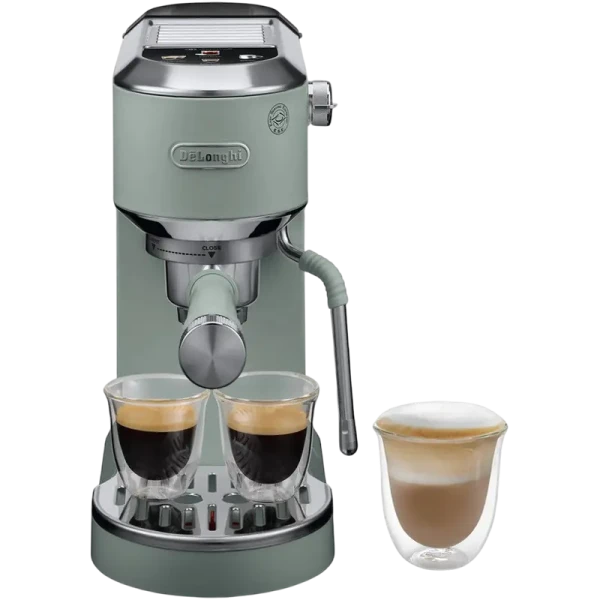 Кофеварка рожковая DeLonghi EC890GR, 1450Вт, Зелёный