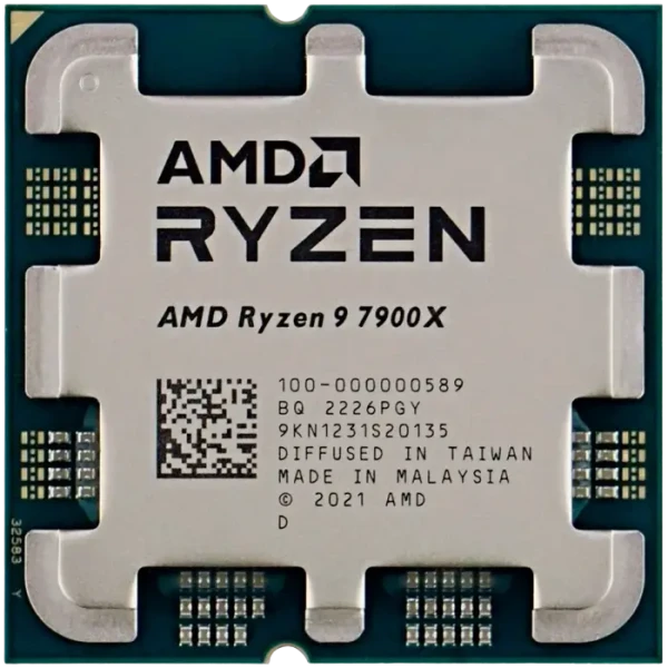 Процессор AMD Ryzen 9 7900X, AMD Radeon Graphics, | Tray