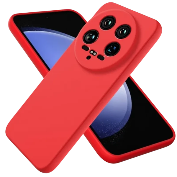Чехол Xcover Xiaomi 14 Ultra - Liquid Silicone, Красный