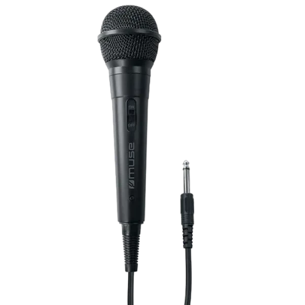 Microfon Karaoke MUSE MC-20 B, Cu fir, Negru Microfon Karaoke MUSE MC-20 B, Cu fir, Negru