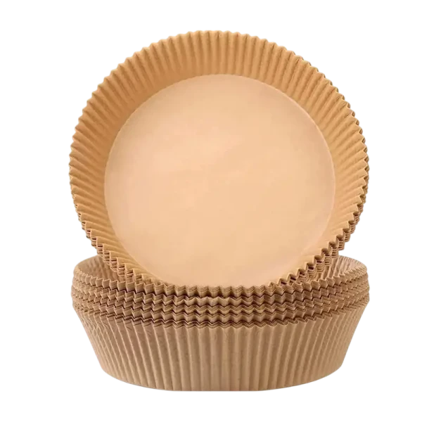 Hârtia de copt Papro Round Air Fryer Paper, Bej