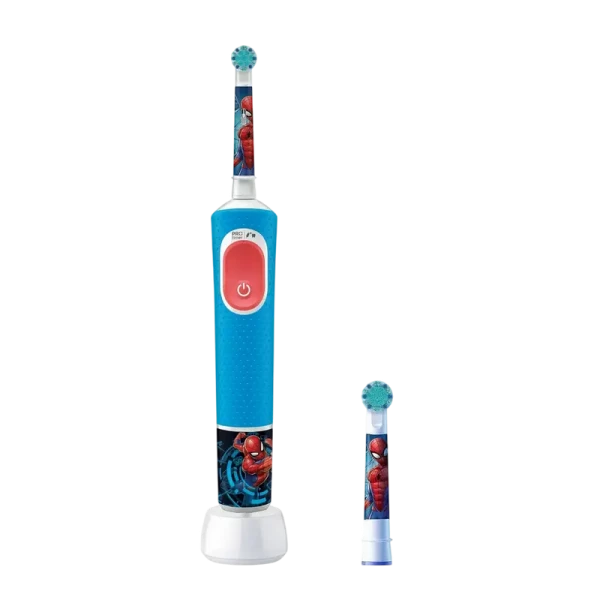 Periuță de dinți electrică Braun Kids PRO Spiderman Brush Head, Albastru Periuță de dinți electrică Braun Kids PRO Spiderman Brush Head, Albastru