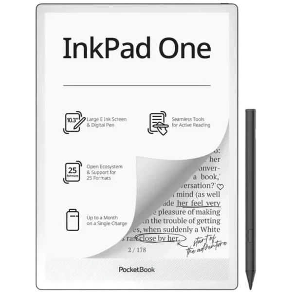 Электронная книга PocketBook 1030 InkPad One, Матовый черный