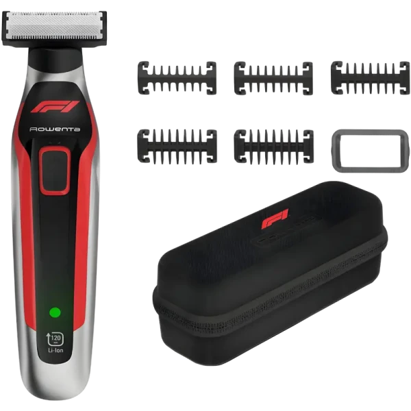 Trimmer pentru bărbați Rowenta TN604MF0, Argintiu | Roșu Trimmer pentru bărbați Rowenta TN604MF0, Argintiu | Roșu