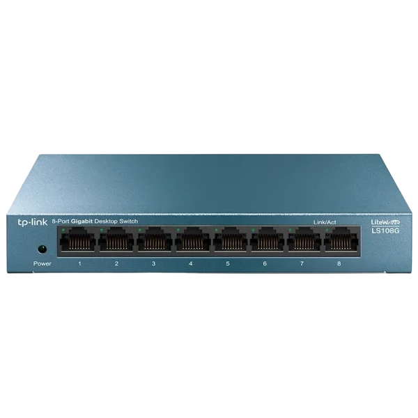 Switch de rețea TP-LINK LS108G, 8x 10/100/1000 Mbps Switch de rețea TP-LINK LS108G, 8x 10/100/1000 Mbps