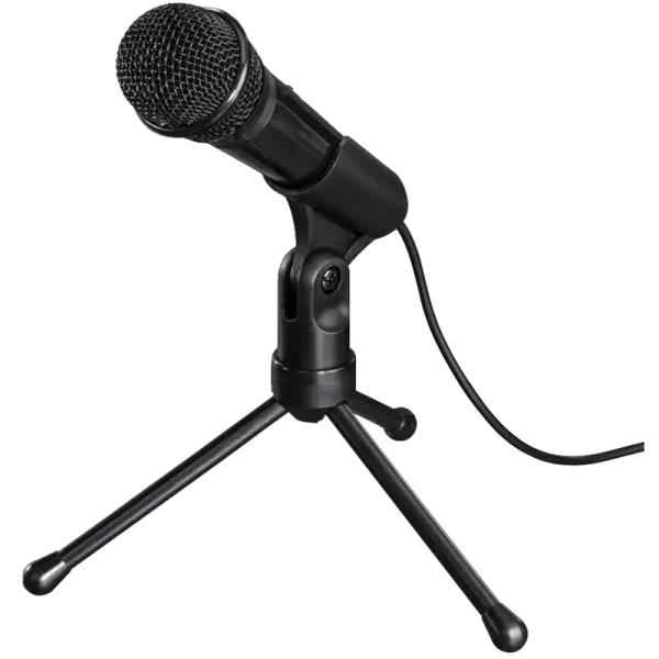 Компьютерный микрофон HAMA MIC-P35, Проводной аналоговый, Черный Компьютерный микрофон HAMA MIC-P35, Проводной аналоговый, Черный