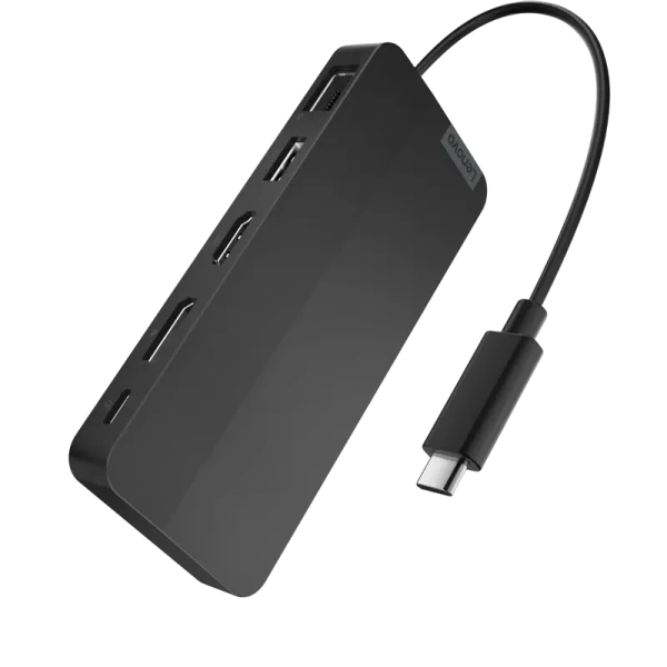 Stație Docking Lenovo USB-C Dual Display Travel Dock, Negru Stație Docking Lenovo USB-C Dual Display Travel Dock, Negru