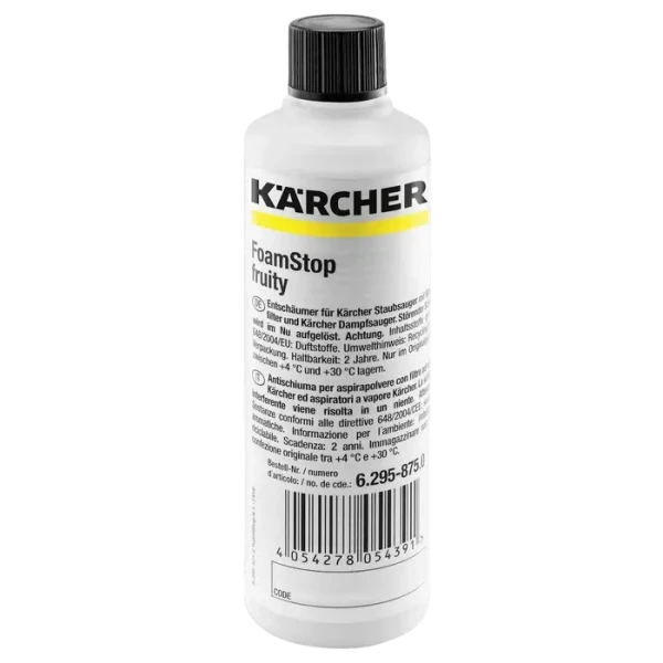 Lichidul impotriva spumei cu parfum anti-alergen Karcher FOAMSTOP FRUITY 125ML Lichidul impotriva spumei cu parfum anti-alergen Karcher FOAMSTOP FRUITY 125ML