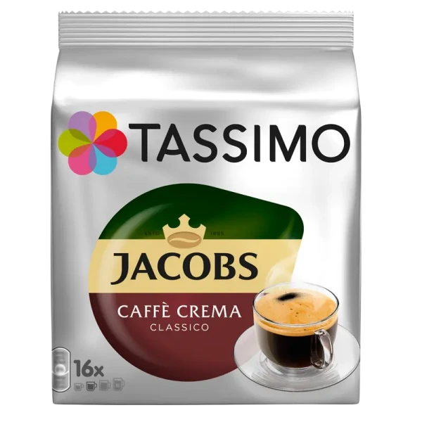 Cafea Iacobs Tassimo Caffe Crema, 16 buc Cafea Iacobs Tassimo Caffe Crema, 16 buc