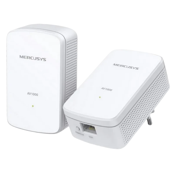 Powerline Adapter MERCUSYS MP500 KIT, AV1000, 1000 Mbps, Alb Powerline Adapter MERCUSYS MP500 KIT, AV1000, 1000 Mbps, Alb