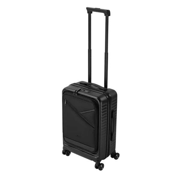 RIVACASE 8180 black Clark-ECO Hardshell carry-on hand cabin luggage 20"/34L