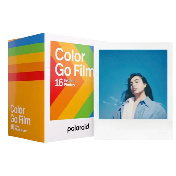 Hârtie foto Polaroid Go Color Film Double Pack, 16 buc, Alb