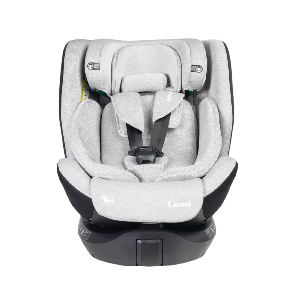 Детское автокресло Caretero Lumi i-Size, Группа 0+/1/2/3 (0-36 кг), Светло-серый
