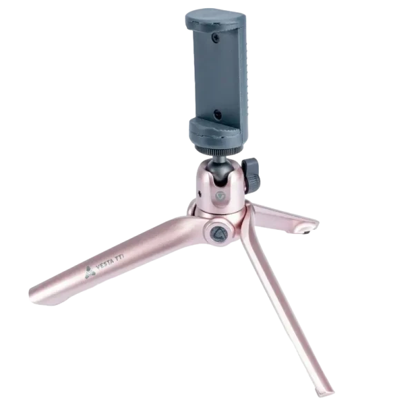 Mini trepied Vanguard VESTA TT1 ROSE, Cap trepied de minge, Roz Mini trepied Vanguard VESTA TT1 ROSE, Cap trepied de minge, Roz
