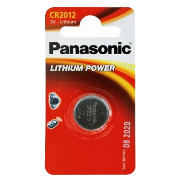 Дисковые батарейки Panasonic CR-2012EL, CR2012, 1шт. Дисковые батарейки Panasonic CR-2012EL, CR2012, 1шт.